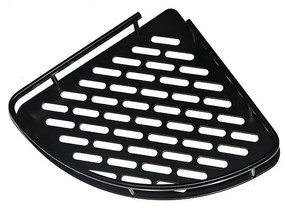 Rohový košík, čierny