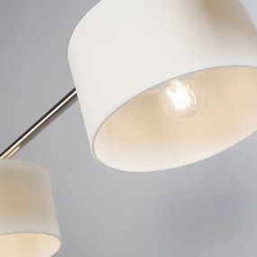 Moderné závesné svietidlo biele okrúhle - VT 3