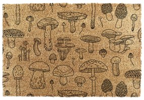 Rohožka z kokosového vlákna 60x90 cm Mushrooms – Artsy Doormats