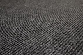 Vopi koberce Kusový koberec Quick step antracit štvorec - 180x180 cm