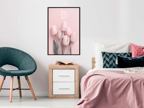 Artgeist Plagát - Six Tulips [Poster] Veľkosť: 20x30, Verzia: Zlatý rám