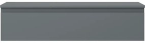 Mexen Orio, kúpeľňová skrinka 100 cm s hornou časťou, 1 zásuvka, grafitová matná, 91A10-10023-1-BFC66