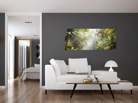 Obraz - Tropický dažďový prales (120x50 cm)