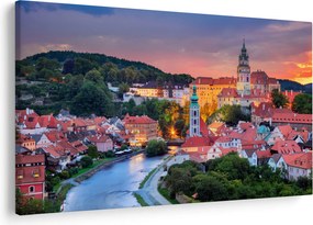 Obraz - Český Krumlov (90x60 cm)