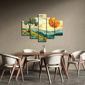 Obraz - Ilustrácia krajiny (150x105 cm)