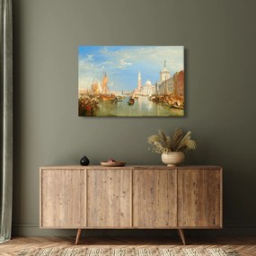 Obraz - Joseph Mallord William Turner, Venice the Dogana and San Giorgio Maggiore, reprodukcia (90x60 cm)