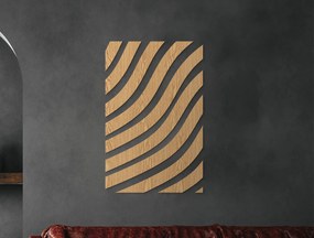 drevko Abstraktný obraz na stenu Zebra Rozmer obrazu: 65 x 42 cm, Farba dekorácie: Čierna