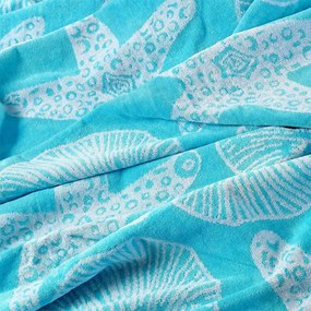 Bavlnená plážová osuška MUŠĽA 90 x 180 cm