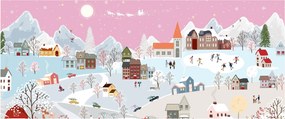 Obraz - Čarovná zima (120x50 cm)