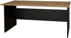 Sconto Písací stôl BÁRA SC 208 dub wotan/čierna