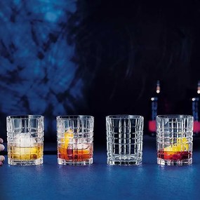 Nachtmann SQUARE poháre na whisky 345, 4 ks