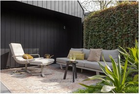 Sivobéžová záhradná podnožka Coosa – WOOOD