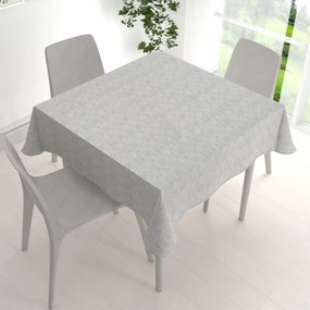 Biante Dekoračný štvorcový obrus PML-118 Sivá režná 130x130 cm