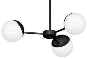 Stropné svietidlo Sfera, 3x biele sklenené tienidlo, b, x