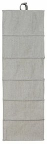 Závesný organizér na oblečenie 30 x 18 x 94 cm, sivá