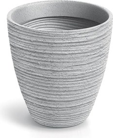 Plastový květináč DEFORAS I. betonově šedý