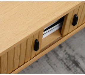 Konferenčný stolík v dekore duba v prírodnej farbe 60x120 cm Nola – Unique Furniture
