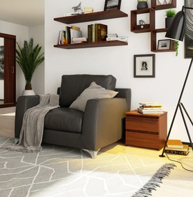 Nočný stolík Cleania CL2 (wenge). Vlastná spoľahlivá doprava až k Vám domov. 1067843