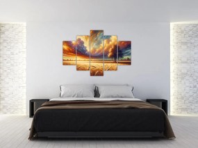 Obraz – Strom na poli (150x105 cm)