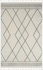 My Flair, Kusový koberec Moroccan Desert weiß/grau, 160x230, čiernobiela, obývacia izba