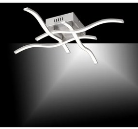 Leuchten Direkt 15131-55 - LED Prisadený luster WAWE 4xLED/4,6W/230V matný chróm