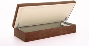 DREVONA Pružinová váľanda hnedá 195x80x38 JANA, Vento X45 Brown