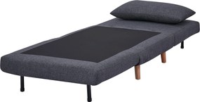 Sconto Rozkladacie kreslo GUNAR sivá