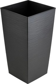 Plastový květináč Porto Riflo 75x39,6x39,6 cm černý