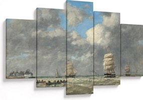 Obraz - Eugène Boudin, Le Havre, reprodukcia (150x105 cm)