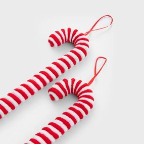 Závesná vianočná dekorácia TWINKLE Candy Cane XM24 714177 (2 ks)