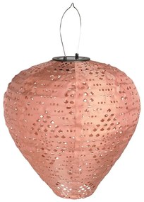 Ružový vonkajší solárny LED lampáš (výška 30 cm) Greatham – House Nordic