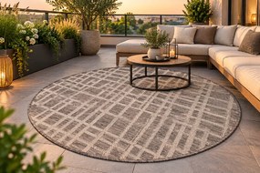 Koberec Jeans (In/Outdoor) 19507/P91-K rozmery koberec: 140x140 cm
