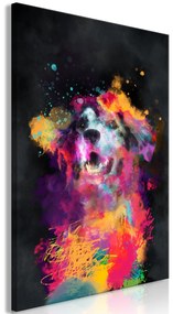 Artgeist Obraz - Dog's Joy (1 Part) Vertical Veľkosť: 40x60, Verzia: Na talianskom plátne