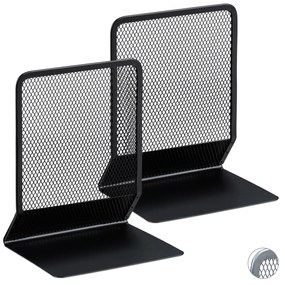 Knižná zarážka Bookends, sada 2ks RD4812 čierne