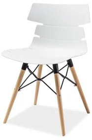 Jedálenská stolička Signal FERRO buk/biela