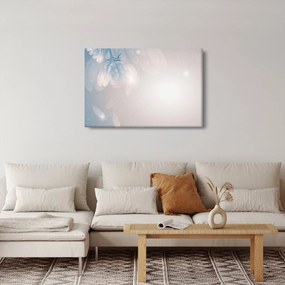 Obraz - Zasnežené kvety (90x60 cm)