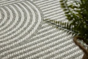 Koberec ORGANIC 1835 geometrický, krémový / sivý