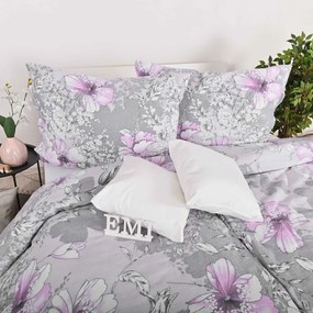 Flanelové obliečky Violet EMI, Štandardný set jednolôžko obsahuje 1x 140x200 + 1x 70x90