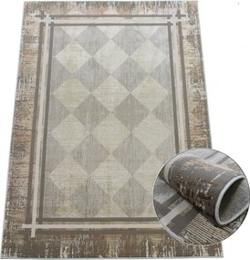 BE Koberec Allianz 6303 BEIGE – béžový sivý obdĺžnikový Rozmer: 160x220 cm