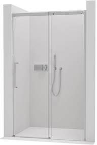 Cerano Lantono, posuvné dvere do otvoru 160x195 cm, 8mm číre sklo, chrómový profil, CER-CER-432034