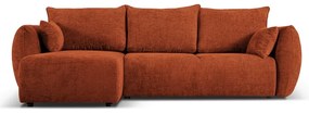 Oranžová rohová pohovka (ľavý roh) Matera – Cosmopolitan Design
