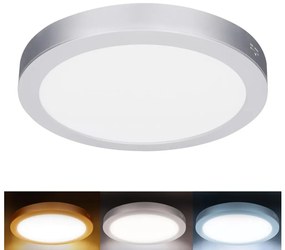 Solight WD244-S - LED panel 2v1 24W/230V 3000/4000/6000K pr. 30 cm IP54 stropný