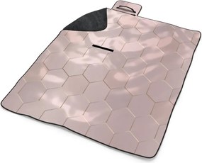 Sablio Plážová deka Rose gold: 200x140 cm