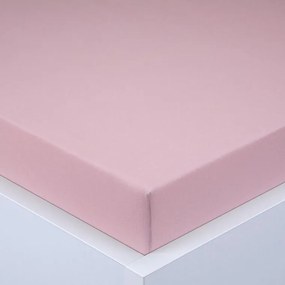 Napínacia plachta na posteľ jersey EXCLUSIVE staroružová 90 x 200 cm