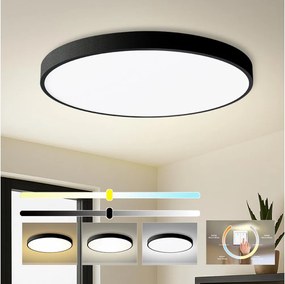 Brilagi- LED stropné svietidlo POOL LED/128 W/230 V 3000/4500/6000 K pr. 100 cm čierne