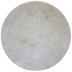 Vopi koberce Kusový koberec Capri Lux cream kruh - 100x100 (priemer) kruh cm