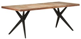 Jedálenský stôl 200x90x76 cm recyklovaný masív 323573