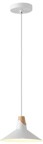 Luster na lanku 1xE27/15W/230V biela