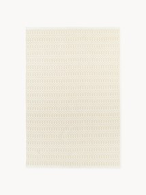 Ručne tkaný koberec do interiéru/exteriéru's geometrickým vzorom Rune