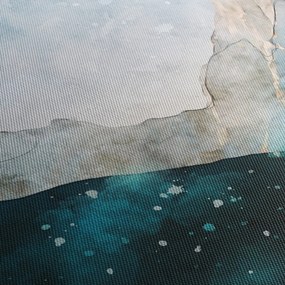 Obraz - Kresba hôr (120x50 cm)